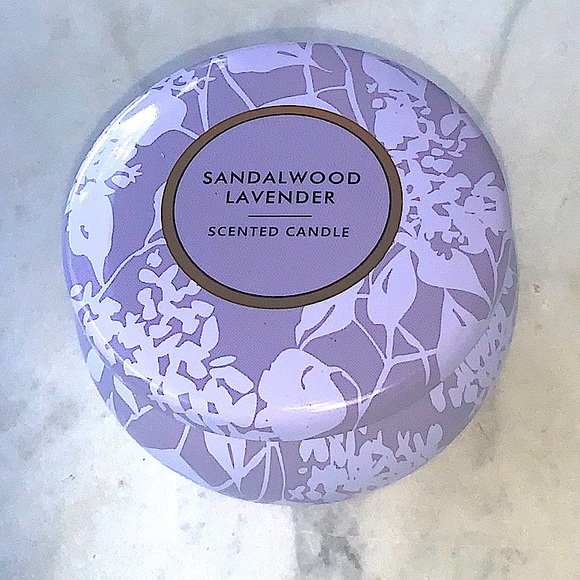 SUSAN JACOBS NEW YORK CANDLE “SANDLEWOOD LAVENDER” NEW 1 WICK METAL TIN 3.3… - Picture 4 of 4